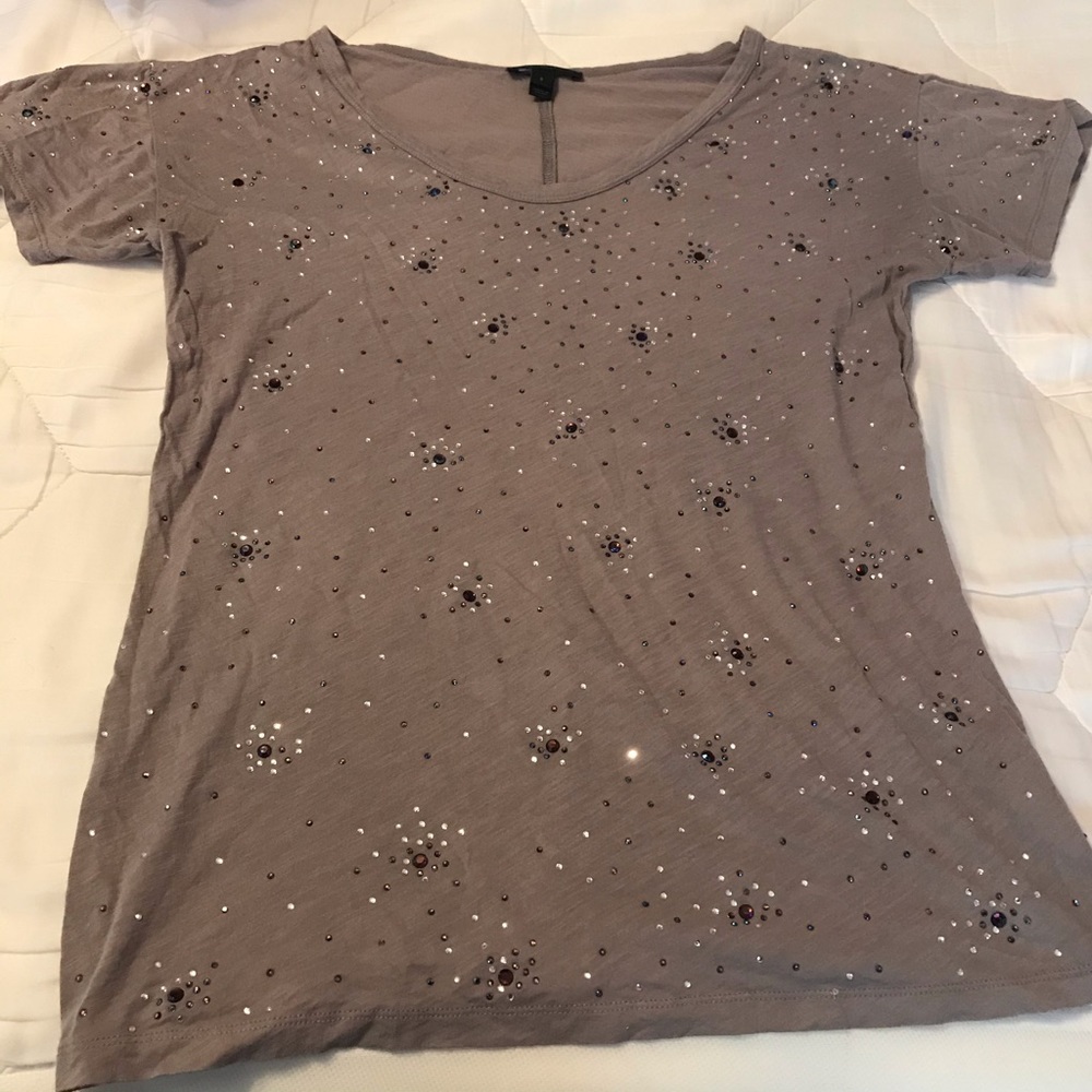 J crew rhinestone t shirt